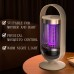 Electric Shock Mosquito Lamp USB Rechargeable with 1200mAh Battery Mosquito Killer with Night Light Function Easy to Clean Indoor and Outdoor Use