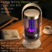 Electric Shock Mosquito Lamp USB Rechargeable with 1200mAh Battery Mosquito Killer with Night Light Function Easy to Clean Indoor and Outdoor Use