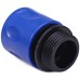 Garden Stretch Hose Adaptor Connector, Blue