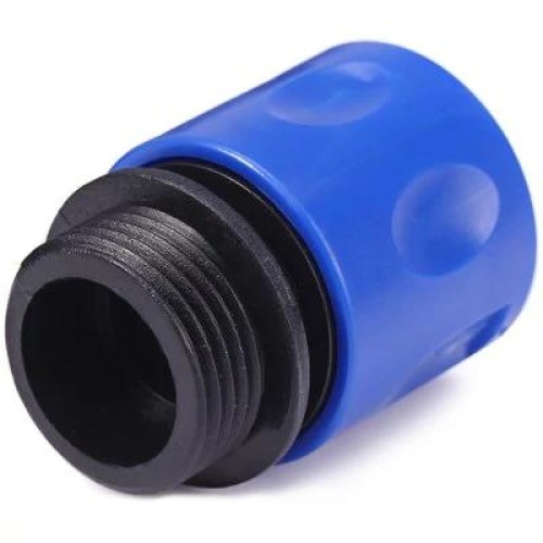 Garden Stretch Hose Adaptor Connector, Blue