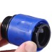 Garden Stretch Hose Adaptor Connector, Blue