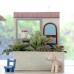 Green Plant Resin Flower Pot Sedum Succulent Planter Bonsai Trough Box Bookstore Decorations