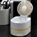 H35844 Mosquito Eradicatio Desktop Fan 3 Gears Wind Speed LED Light Cooling Fans USB Charging Mosquito Killer Fan