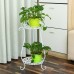 Iron Multifunctional Balcony Floor Standing Succulent Flower Pot Flower Stand