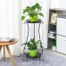 Iron Multifunctional Balcony Floor Standing Succulent Flower Pot Flower Stand