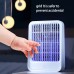 LED Mosquito Killer Lamp Dual-Power 800mAh Rechargeable Battery USB Charging Indoor Outdoor Bug Zapper Portable Light Source Efficient Insect Eliminator