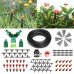 Pathonor 157Pcs Micro Drip Irrigation System Plant Self Watering Garden 40M Hose Kit