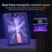 Portable 180° Folding Design Mosquito Lamp with Real-Time Mosquito Count Ideal New Attracting Light Wave USB Charging Safe Insulating Material and for Home Commercial Outdoor Use