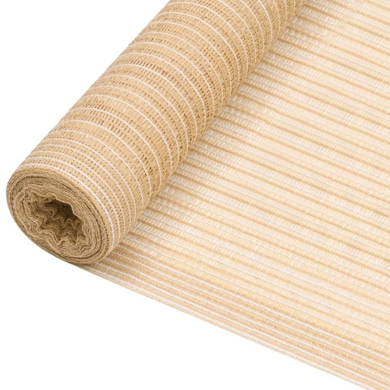 Privacy net 75 g/m² 2x25 m HDPE beige