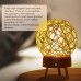 Rattan Ball Night Light Mosquito Killer Lamp Bug Zappers Decorative night light Pest Control Household Gadgets