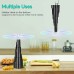 Rechargeable Fly Fans for Tables Outdoor Indoor Telescopic Table Fly Fans with LED Light Fly Repellent Fan Fly Spinner for Picnic, Restaurant, Party, Home, and BBQ