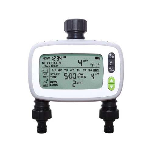 Smart Irrigation Controller  Automatic Two-Way Flower Watering Timer  Garden Electromagnetic Valve Controller