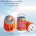 Solar Bug Zapper Light Bulb 3 in 1 Mosquitoes Killer USB Rechargeable Camping Light Flashlight IPX6 Waterproof Portable Light Bulb Zapper for Doorway Corridor Balcony Patio Travel Hiking