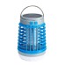 Solar Bug Zapper Light Bulb 3 in 1 Mosquitoes Killer USB Rechargeable Camping Light Flashlight IPX6 Waterproof Portable Light Bulb Zapper for Doorway Corridor Balcony Patio Travel Hiking