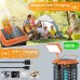 Solar Bug Zapper with LED Light 4000mAh Rechargeable Battery Cordless Electric Mosquito Zapper for Outdoor and Indoor