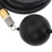 Suction hose with brass couplings 3 m 25 mm black