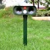 Ultrasonic Solar Power Pest Animal Repeller Repellent Cat dog Bird Mouse Fox