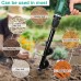 2 Sizes Garden Auger Drill Bit Tool Spiral Hole Digger Ground Drill Earth Drill For Seed Planting Gardening Fence Flower Planter