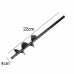 2 Sizes Garden Auger Drill Bit Tool Spiral Hole Digger Ground Drill Earth Drill For Seed Planting Gardening Fence Flower Planter