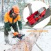 Aluminum Chainsaw Sharpener Portable Chain Saw Chain Saw Sharpener Sharpener with 2pcs Stone Grinders Drill Sharpener