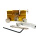 Aluminum Chainsaw Sharpener Portable Chain Saw Chain Saw Sharpener Sharpener with 2pcs Stone Grinders Drill Sharpener