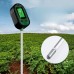 Garden 5 in 1 Soil Moisture Sensor pH Meter Metal Probe Soil Moisture Detector Acidity Temperature Tester for Plants Flowers