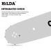 HLIDA Multi-Compatible Electric Chain Saw Converter DIY Kit Adjustable Hardened Saw Chain High Speed 11000rpm with Auto-Oil Supply Safety Features for Effective Wood Glass Metal Cutting