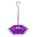 Hand-Blown Hummingbird Feeder Multi-Feed Ports Easy Clean Mount Acrylic Outdoor Hanging Bird Feeder Wind Chimes Design Perfect Gift For Wild Bird Feeder Garden Yard