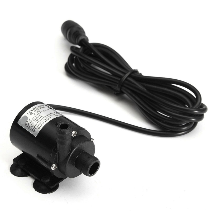 Ultra-Quiet 12V 280L/H Water Pump - Durable ABS Material, Long-Lasting with Over 20000 Hours Lifespan, Suitable for Tap, Ground, Seawater, Wide Temperature Range - Ideal for Efficient Water Extraction