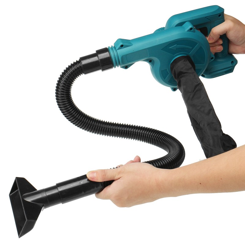 VIOLEWORKS 2 in 1 Electric Air Blower Vacuum Cleaner Handheld Dust Collecting Tool For Makita18V Battery