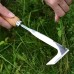Weeding Machine with Crack Weeding Feature Ergonomic Wood Handle Versatile Garden Tool for Uprooting Weeds Ideal Gardening Tool for Lawn and Yard Care