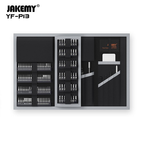 201 in 1 JAKEMY YF-P13 Precision Magnetic Screwdriver Set Brush Pry Tool For Computer PC Mobile Phone DIY Repair Kit