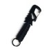 Stainless Steel Paracord Keychain Quick Release Carabiner Multifunctional Survival Gear with Bottle Opener Fire Starter Compass Ideal for Outdoor Hiking and Emergency Situations