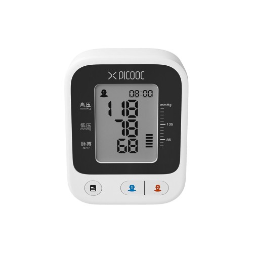 PICOOC X1 Pro Blood Pressure Monitor Tracks BP & Pulse WiFi Connectivity  Smart Pressurization Audio Reading  Memory Record