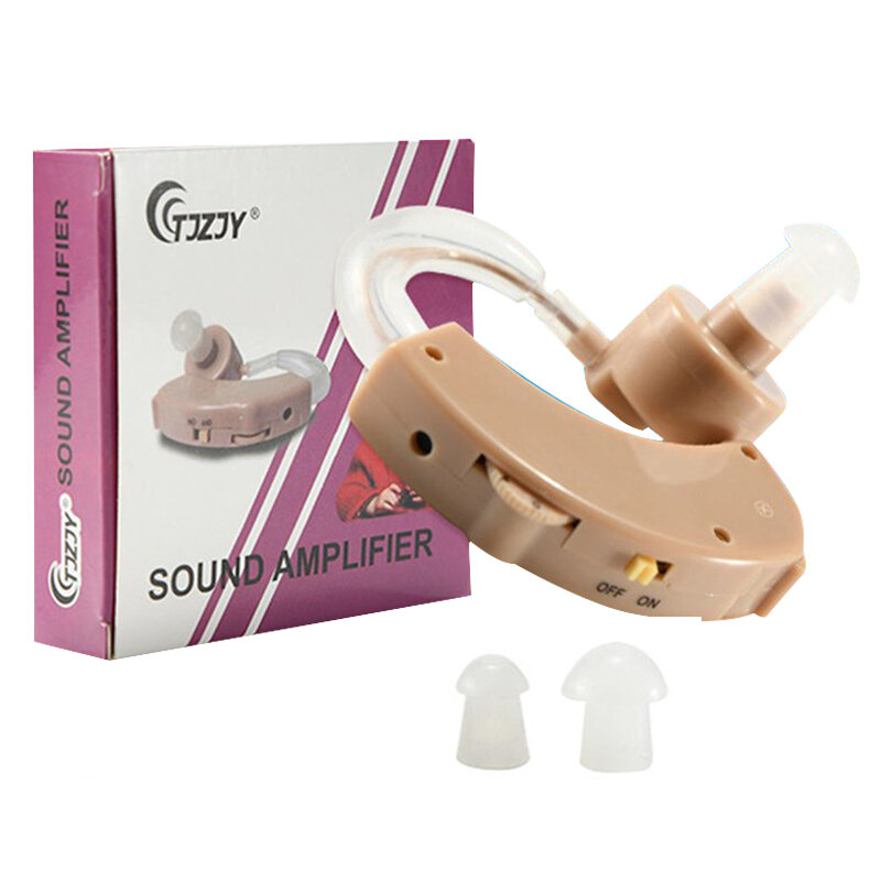 Portable Hearing-aid Ear Mounted Amplifying Hearing Aid Loudly Clear Sound Amplifier Single Key Operation For Elder