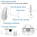 Portable Slim Rechargeable Digital In-Ear Hearing Aid with Charging Case Hearing Aids for Hearing Loss