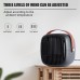 800W Quiet Portable Home Electric Adjustable Air Fan Mini Heater Hot Desktop