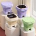 9L Folding Washing Machine with Dryer Bucket for Clothes Socks Underwear Cleaning Washer Portable Small Travel Washing Machine