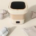 9L Folding Washing Machine with Dryer Bucket for Clothes Socks Underwear Cleaning Washer Portable Small Travel Washing Machine