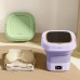 9L Folding Washing Machine with Dryer Bucket for Clothes Socks Underwear Cleaning Washer Portable Small Travel Washing Machine