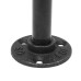 160mm Length Iron Industrial Pipe Shelf Vintage Black Bracket Holder Home Decor