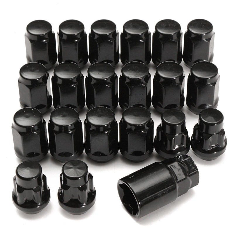 20Pcs/Set M12 x 1.5 Wheel Nuts 19mm Hex Locking Nut Blots