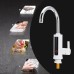 360° Electric Heater LED Faucet Tap Hot Water Bathroom Kitchen Fast Heater