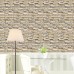 3D Wall Paper Brick Stone Pattern Sticker Rolls Self-adhesive Backdrop DIY Room Decor