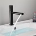 Black Silver Swive Spout Basin Faucet Bathroom Vessel Sink Mixer Tap Single Lever 360 Rotate Hot Cold Water Tap