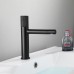 Black Silver Swive Spout Basin Faucet Bathroom Vessel Sink Mixer Tap Single Lever 360 Rotate Hot Cold Water Tap