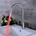 Creative Kitchen Sink Induction Sensor Faucet Hands Free LED Changing Kitchen Dual Hot Cold Mixer Tap Home Bathroom Automatic Device