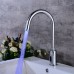 Creative Kitchen Sink Induction Sensor Faucet Hands Free LED Changing Kitchen Dual Hot Cold Mixer Tap Home Bathroom Automatic Device