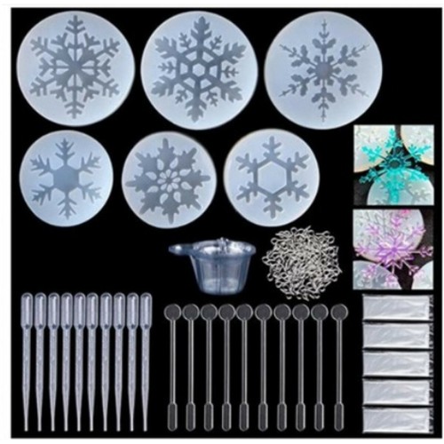 DIY Food Jewelry Mould Handmade Crystal Glue Making Set Resin Silicone Mold Kit