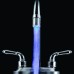 LED Light Temperature Sensor Sink Basin Faucet Hydropower Home Decoration